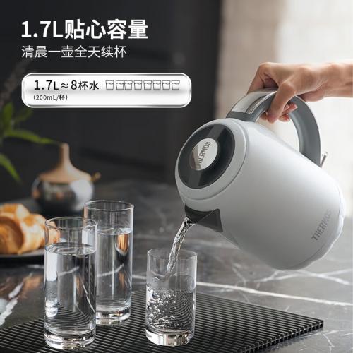 【膳魔师】膳魔师1.7L钛底电水壶 EHA1334AW 白色